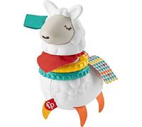 Mattel - Fisher-Price Hochet Llama Click Clack - Jouet sensoriel + 3 Months (FXC20)
