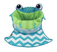 Mattel Fisher-Price Sit-Me-Up FWY43 Coussin de siège de rechange pour siège bébé Motif chevron vert et blanc Grenouille Vert et blanc