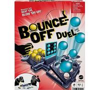 Mattel Games Bounce-Off Duel Jeu à 2 joueurs pour enfants, adolescents, familles et adultes, Slam The Paddles & Balls Pop Out avec cartes de défi