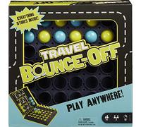 Mattel games Bounce Off édition Voyage, Version 2 Joueurs, Jeu d'adresse et de Stratégie, GKF10 Multicolore