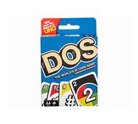 Mattel Games DOS, Jeu de 108 cartes avec boîte solide en métal colorée, 2 à 10 joueurs -individuellement ou par équipes, Jouet Enfant, Dès 7 ans, FRM36