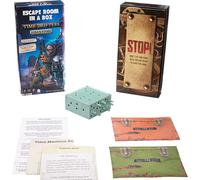 Mattel Games Escape Room in A Box : TIME Drifters KIRA'S Story Party Game pour 1 4 joueurs avec indices et nigmes Combinez avec Kira's Story p