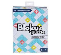 Mattel Games GDJ86 Blokus Puzzle, Jeu de Stratégie, Édition de Voyage Individuel