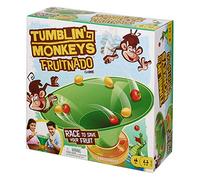 Mattel Games GDJ90 Tumblin’ Monkeys Fruitnado Kids Game with Tongs and Marbles, Gift for 5 Year Olds and Up, Multicolour, 8 inch