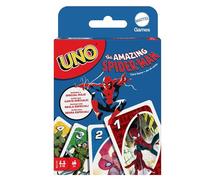 Mattel Games Jeu de Cartes UNO Spider-Man, pour Enfants, Adultes et Famille, HXT27