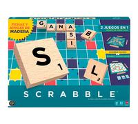 Mattel Games Jeu De Société Scrabble Plateau En Bois