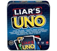 Mattel Games Liar’s UNO Jeu de Cartes en Boîte, 7+, 2-6 Joueurs