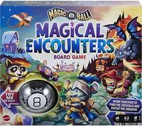 Mattel Games Magic 8 Ball - Jeu de société coopératif Magical Encounter avec Magic 8 Ball - Original pour 2 à 4 joueurs - Nuit de jeu en famille - HLX92