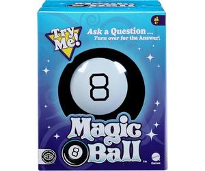Mattel Games - Magic 8 Ball - Version Anglaise | Posez une question et retournez la réponse, diseur de bonne aventure pour enfants, adolescents et familles, 30188