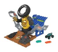 Mattel Games Monster Trucks Mega-wrex Contre Crushzilla