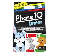 Mattel Games Phase 10 Junior, Jeu de société et d’Association de Cartes de Style rami à Plusieurs Niveaux, 4 Ans et Plus, GXX06