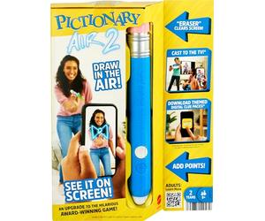 Mattel Games Pictionary Air 2 Jeu, 2 équipes, 8 Ans et Plus | Dessinez dans l’air, voyez-le à l’écran Jeu de devinettes pour enfants, ados et soirées en famille, HNT74