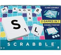 Mattel Games Scrabble 2 in 1, Version: Anglais, HWD43