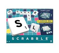 Scrabble Jeu de société 2 en 1 espagnol multicolore enfants