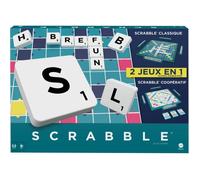 Mattel Games - Scrabble®-Jeu de société familial classique avec 2 modes de jeu HWD44