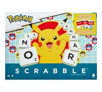 Mattel Games Scrabble - Jeu de société Pokémon - Jeu de Mots familiaux avec Deux façons de Jouer - Contient 50 Cartes défi avec Personnages Pokémon pour 24 Joueurs - Version Allemande - HXT28