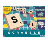 Mattel Games Scrabble Core Wood Board Game Multicolore Enfants