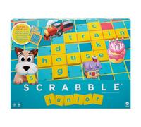 Mattel Games Scrabble Junior, Jeu de Société et de Lettres pour enfants dès 6 ans, version anglaise, Y9667, L'emballage peut varier