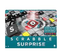 Mattel Games Scrabble Jeu De Lettres Familial avec Tuiles Pièges, Jeu De Société, Tuiles Déclic, Présentoirs Et Sacs pour Les Tuiles, Dès 10 Ans, HLM16