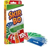 Mattel Games - Skip Bo - Jeu de Cartes Famille -2 À 6 Joueurs, Jouet pour Enfant de 7 Ans et Plus, 52370