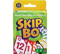 Mattel Games Skip-Bo, Jeu de Cartes pour Enfants, Adultes, soirées Jeux en Famille, Cartes accessibles aux Joueurs daltoniens, de 2 à 6 Joueurs à partir de 7 Ans, JMM20