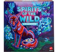 Mattel Games Spirits of The Wild : Awakening Jeu de société à partir de 10 | Jeu pour 2 joueurs avec stratégie légère et plaisir de jeu confortable, pions, bol et figurine coyote, JGP01