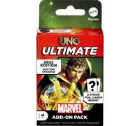 Mattel Games Ultimate Marvel Card Game Add-on Pack avec Dr. Strange Character Deck & 2 Collectables Foil Cards Gift for Collectors & Kids ages de