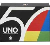 Jeu de Cartes Uno Premium 50ème Anniversaire - Mattel Games - 2 à 10 joueurs - Dès 7 ans