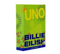 Mattel Games UNO Canvas Billie Eilish Jeu de Cartes, 7+, 2-10 joueurs | Jeu de cartes pour enfants, ados, soirées en famille et fêtes, deck à collectionner illustré par l'artiste, JFP02