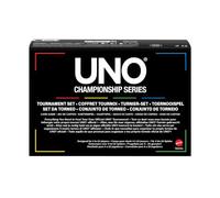 Mattel Games UNO Championship Series Set de tournoi | Comprend jeu, tableaux de score, marqueurs et trophée pour 6-20 joueurs, dès 7 ans, JMY23