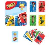 Mattel Games UNO Toy Story 5 de Disney · Pixar avec cartes inspirées des films pour les soirées jeu en famille, les fêtes entre amis, les voyages et le camping, JLX06