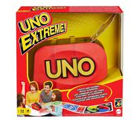 Mattel Games Jeu de Cartes UNO Extreme avec Distributeur aléatoire émettant des lumières et des Sons, 112 Cartes. Jeu pour Enfants, Adolescents et Adultes. Cadeau pour Joueurs de 7 Ans et Plus, GXY75