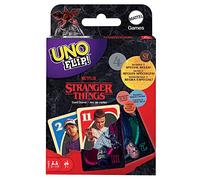Mattel Games Uno Flip ! Stranger Things, Jeu de Cartes, dès 7 Ans, HJG63