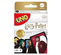 Mattel Games UNO Harry Potter, Jeu De Cartes Familial pour Enfants Et Adultes, Jeu De Société pour Soirée Jeux en Famille Ou en Voyage, 2 À 10 Joueurs, Jouet pour Enfant de 7 Ans et Plus, FNC42