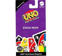 Mattel Games UNO JCV58 Pack supplémentaire pour enfants, adultes et soirées de jeux en famille