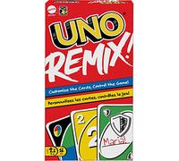 Mattel Games UNO Remix, Jeu de société et de Cartes Personnalisables, dès 7 Ans, GXD71