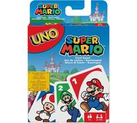 Mattel Games UNO Super Mario, jeu de cartes, jeu de société, jeu familial
