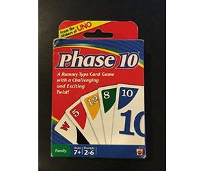 Mattel Games W4729 Phase 10 Card Game