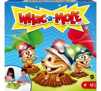 Mattel Games – Jeu d'arcade Chass'taupes – avec maillets, lumières et sons