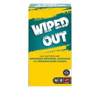 Mattel Games Wiped Out JLB41 Jeu de devinettes avec Composants de logique Sociale et possibilité de Sabotage avec Lunettes, Tableau effaçable à Sec et Stylo pour 3 à 6 Joueurs