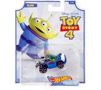 Mattel GCY55 Hot Wheels Disney Toy Story 4, véhicule extraterrestre à l'échelle 1:64, bleu-mauve-vert