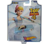 Mattel GCY58 Hot Wheels Disney Toy Story 4, véhicule Bo Peep à l'échelle 1:64, bleu-rose