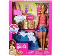Mattel GDJ37 Barbie Poupée Avec Chiot Modèles Assortis