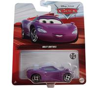 Mattel GKB32 Disney Pixar Cars 2 Holley Shiftwell Lila Jaguar XJR-15 Voiture jouet modèle réduit Véhicule voiture d'action 7,5 cm Échelle 1:55