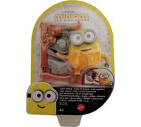 Mattel GMD92 Illumination The Rise of Gru Minions Figurine Bob en tenue de Kungfu avec ours en peluche Gong Set de jeu pour enfants