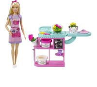 Mattel GTN58 Barbie Playset Fleuriste Avec Poupée Blonde