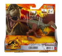 Mattel GWN13 Jurassic World Extreme Damage Feature Dino Coelurus
