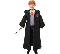 Mattel Harry Potter Poupée Ron Weasley en Uniforme emblématique de Poudlard, Tenue Amovible avec Baguette inspirée des Films, JGM20