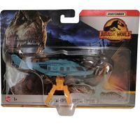 Matchbox Jurassic World Toys Transporteurs de dinosaures, 1 véhicule et 1 à 2 mini dinosaures, à partir de 3 ans