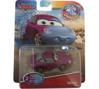 Mattel HDM99 Disney Pixar Cars color Changers, Sally, véhicule avec fonction de changement de couleur